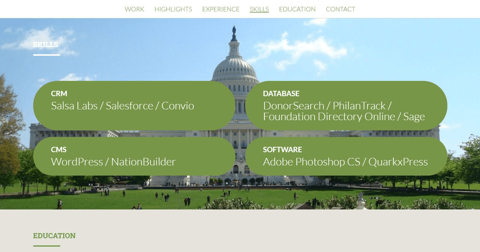 圖片取自Strikingly用戶網站 圖片取自Strikingly用戶網站